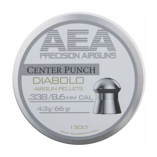 8.6mm / .338 | 66gr | Center Punch Diabolo | 150pcs | AEA