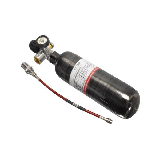 1.1 litre 300 BAR | Carbon | Compressed Air Cylinder | Best Fittings