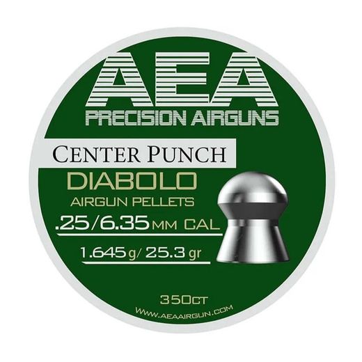 Pellets Centre Punch | 6.35mm / .25 | 25.3gr | AEA
