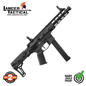 Lancer Tactical | Battle X PDW LT-35 GEN 2 | 120 Rounds | Black | AEG