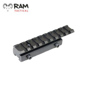 RAM Tactical | Dovetail to Picatinny Rail | Black