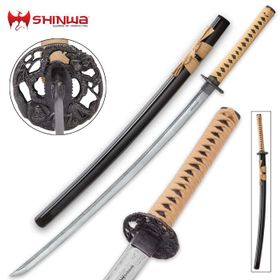 Shinwa | Makaku Katana | Damast | Black